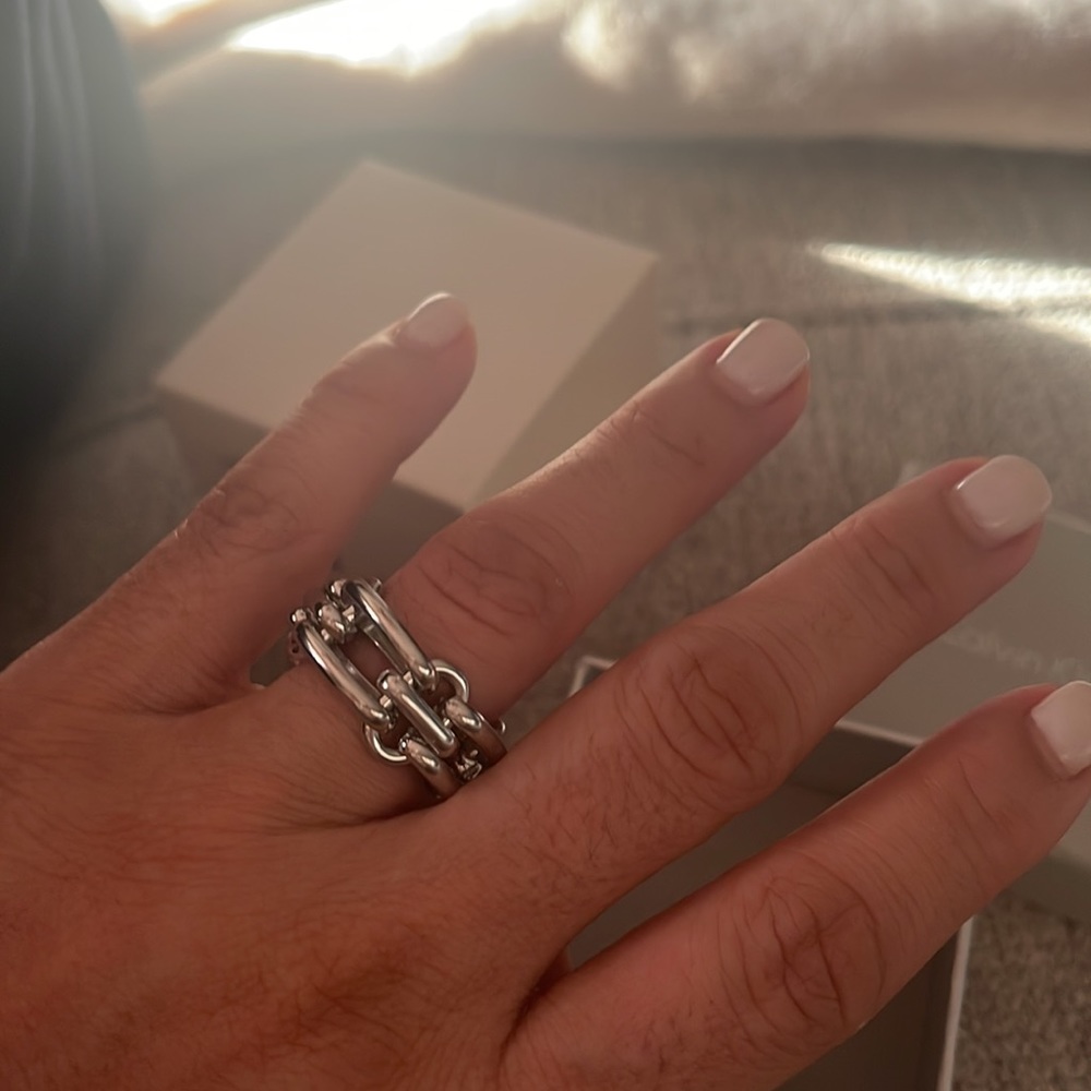 Calvin Klein stainless steel ring size 6
